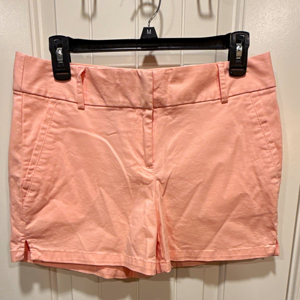 LOFT The Riviera Short Women's Chino Shorts Size 2 Pink 4" Inseam Mid Rise NWT